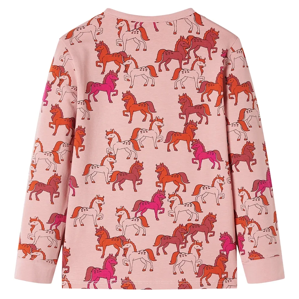 Pigiama per Bambini a Maniche Lunghe Rosa Chiaro 92 CFW3799014
