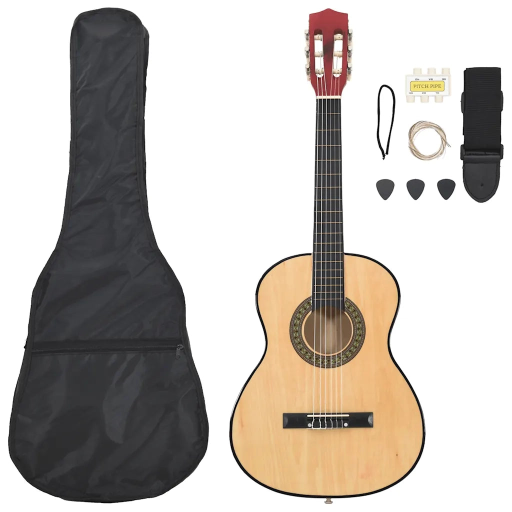 Set Chitarra Classica 8 pz Bambini e Principianti 3/4 36"      cod mxl 70186