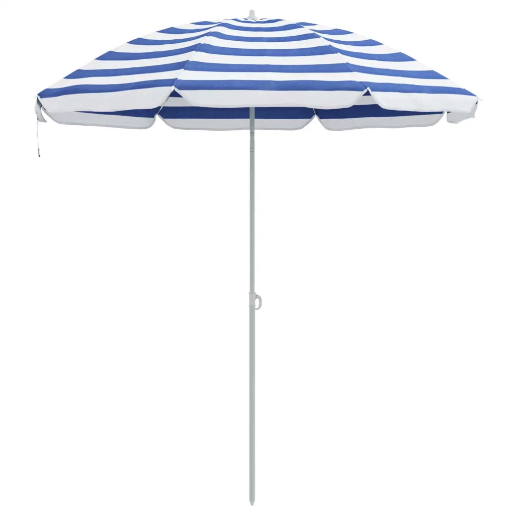 Ombrellone Blu e Bianco 161 x 161 x 193 cm Poliestere 4010656