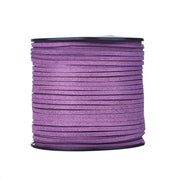 Cordone a Suede Finto 3mm - Filo a Suede Finto - Cordino con Perle - Creazione di Gioielli Artigianali - Blu - 90m/rotolo - Cordino per Gioielli