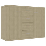 Credenza | Madia | Buffet da pranzo | Armadio da pranzo Rovere Sonoma 88x30x65 cm in Legno Multistrato