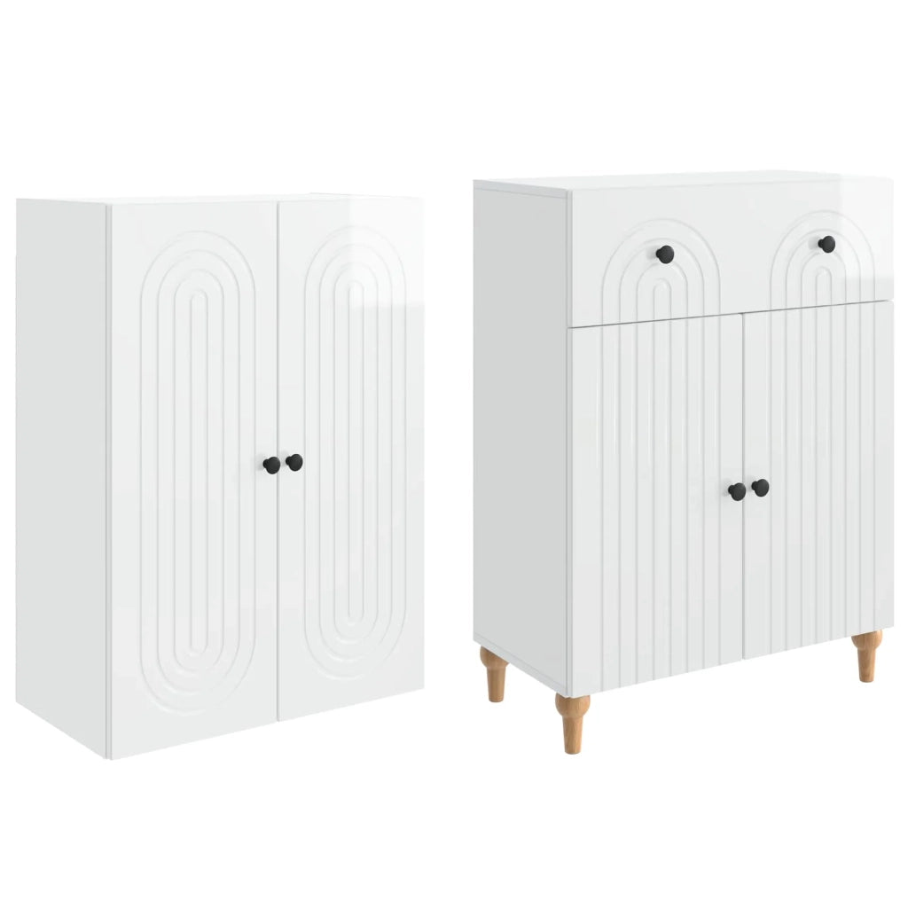 Set di armadi 2 pcs 66 x 34,5 x 90 cm Legno ingegnerizzato 3416488
