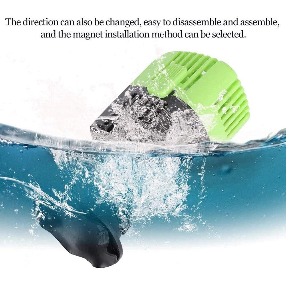Trade Shop - Generatore Di Onde Per Acquario Sommergibile Pompa Circolazione Testa Girevole -