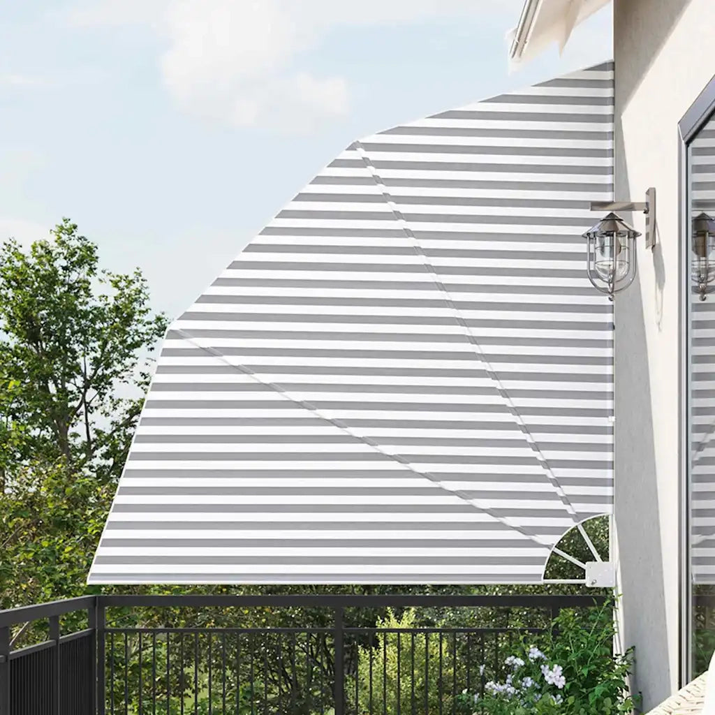 Schermo di Privacy per Balcone Antracite e Bianco 210 x 210 cm 42000940