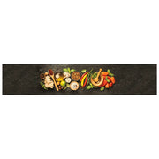 Tappeto del soggiorno | Tappeto da Cucina Lavabile Spezie 60x300 cm Velluto