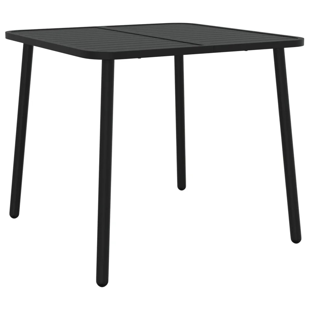Set da Pranzo da Giardino 3 pz | Set Salotto da Giardino in Acciaio Antracite