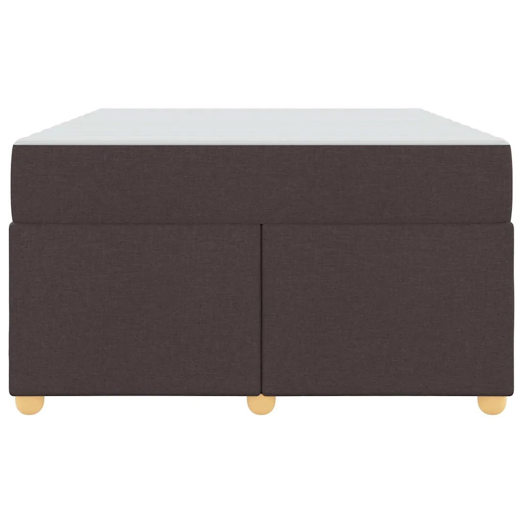 Struttura del letto Marrone Scuro 120 x 200 cm Tessuto