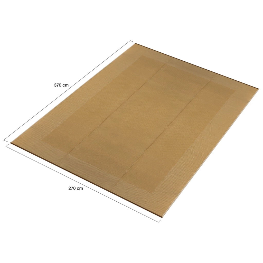 IDMarket - Tappeto per esterni KEOLA effetto juta 270 x 370 CM