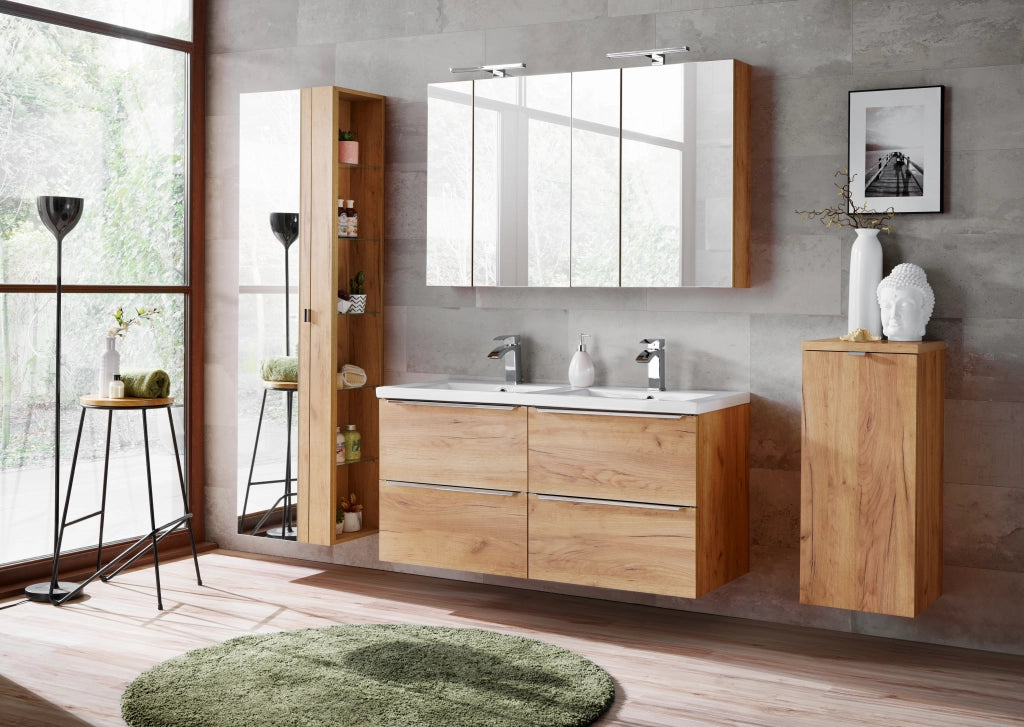Mobile sottolavabo 60 cm 2 cassetti Capri Oak 60 x 57 x 46 cm