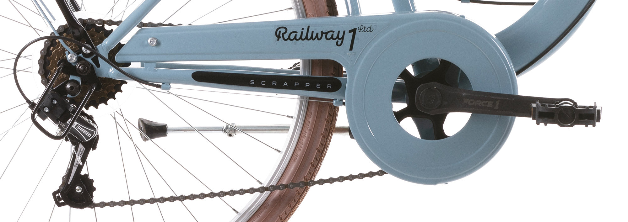 Bicicletta City Ragazza 28” 6V H43 cm Azzurra