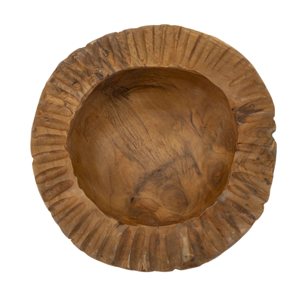 S/TASCHE GERIS IN TEAK RIC. CM Ø 19X8 (PEZZI UNICI - NON RIP. IN SERIE)