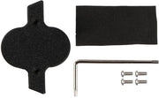 Supporto per bicicletta - Montaggio fermo - Spalla anti-scuotimento - Sostegno bicicletta - Meccanismo di fissaggio - Progettazione sicura e stabile - 75 x 55 x 10 mm