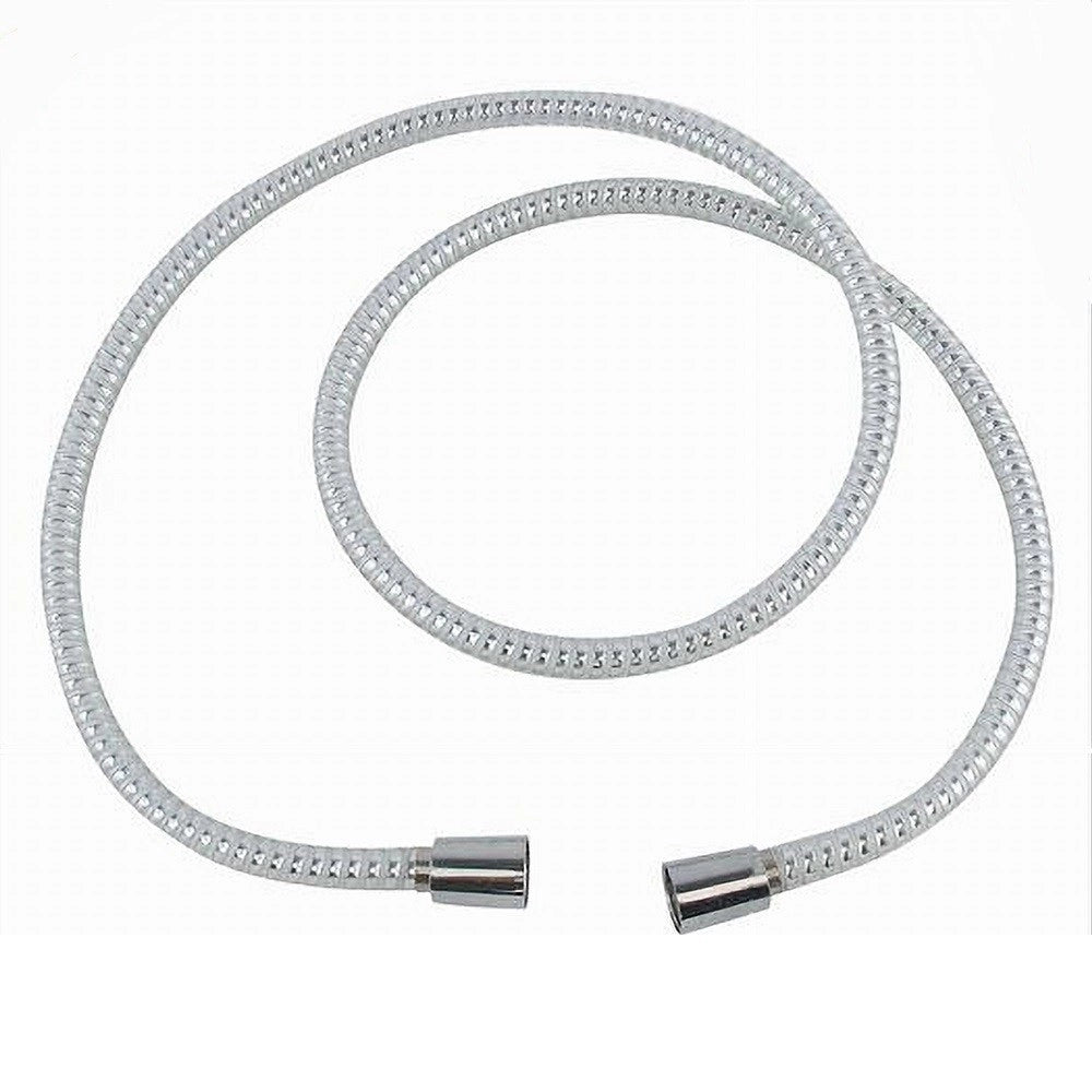 Trade Shop - Laccio Tubo Flessibile Doccia Biflex Cromo Bianco Universale Lunghezza 2mt 87304 -