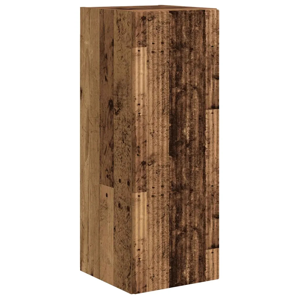 Mobile TV da parete 2 pcs Legno vecchio 30 x 31 x 80 cm 892306