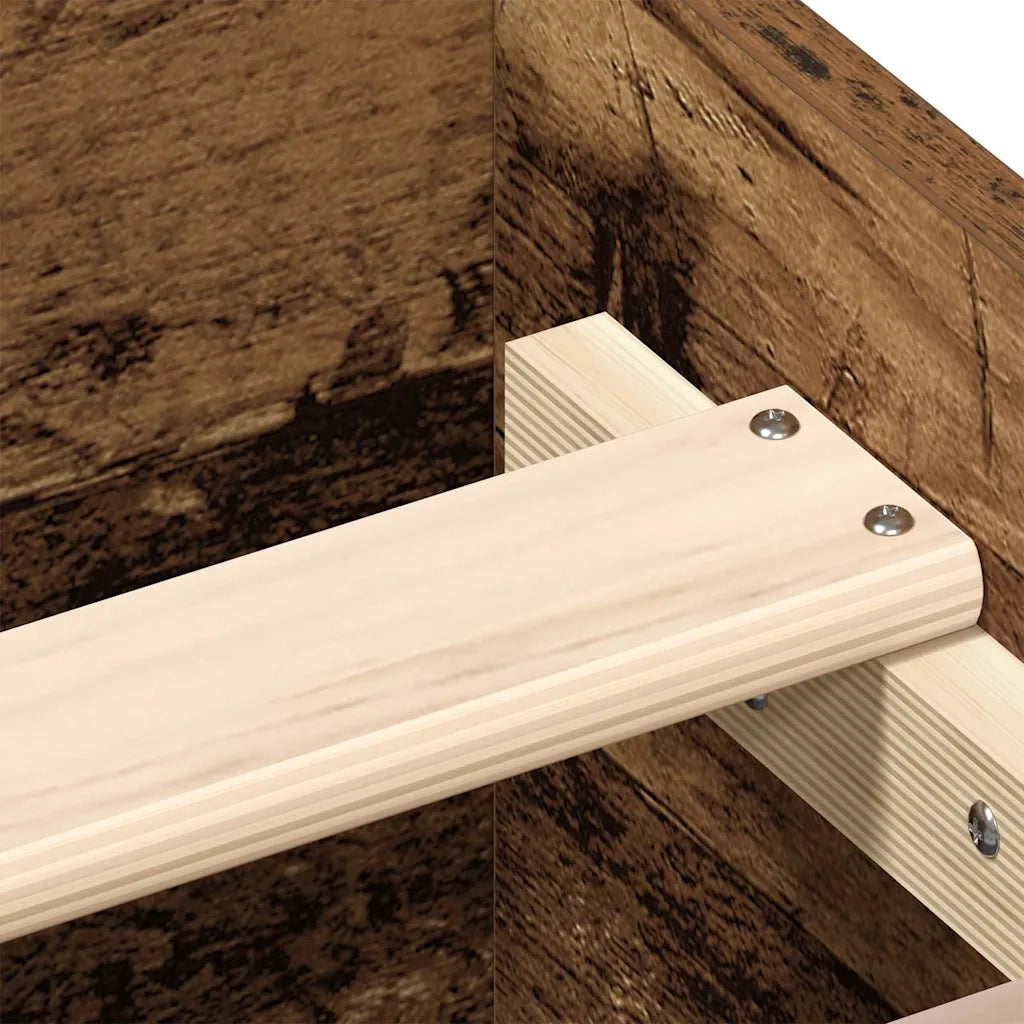 Giroletto senza Materasso Legno Antico 90x200cm in Truciolato