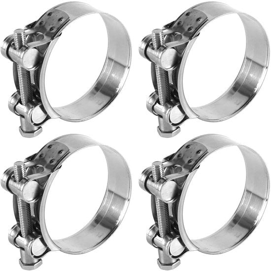 Slangklem Heavy Duty RVS 68-73mm con Difusione Della Pressione Uniforme e Assorbimento degli Impatti - Adatto per Slangi fino a 5mm