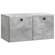 Mobile Porta TV da Muro 59,5 x 31 x 30 cm Grigio Cemento