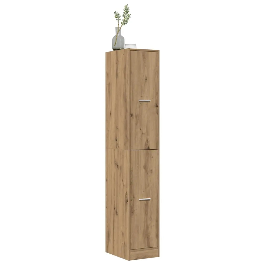Armadietto da Farmacia Rovere 30x41x174,5 cm in Truciolato 3309635