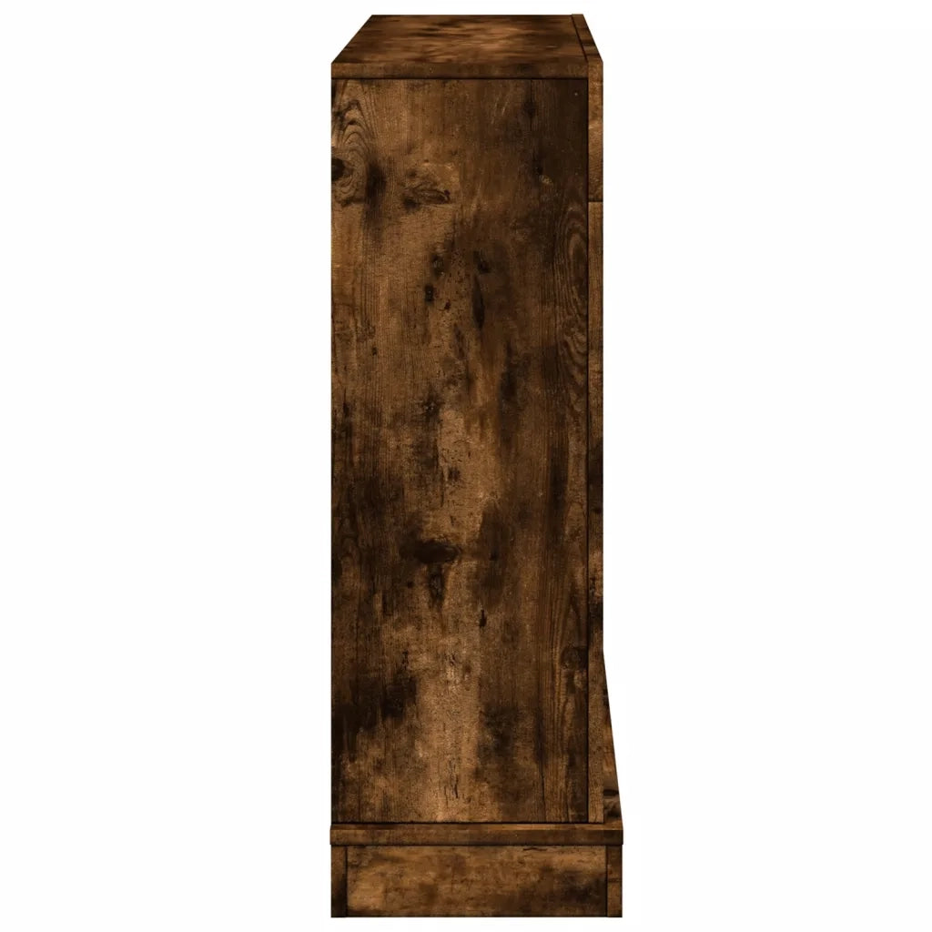 Cornice per Camino Rovere Fumo 100x30x87,5 cm in Truciolato 854566