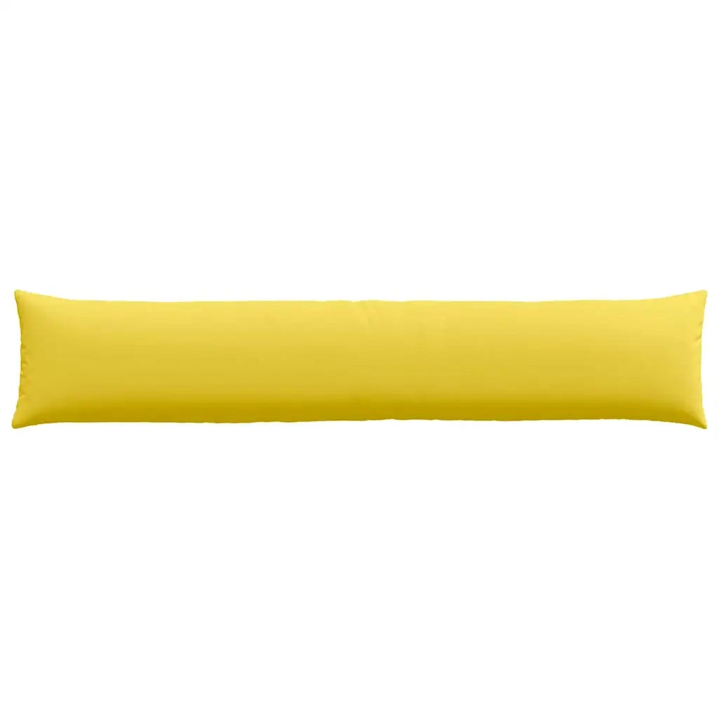 Cuscini da Divano 2 pcs Giallo Chiaro 200 x 40 cm Tessuto