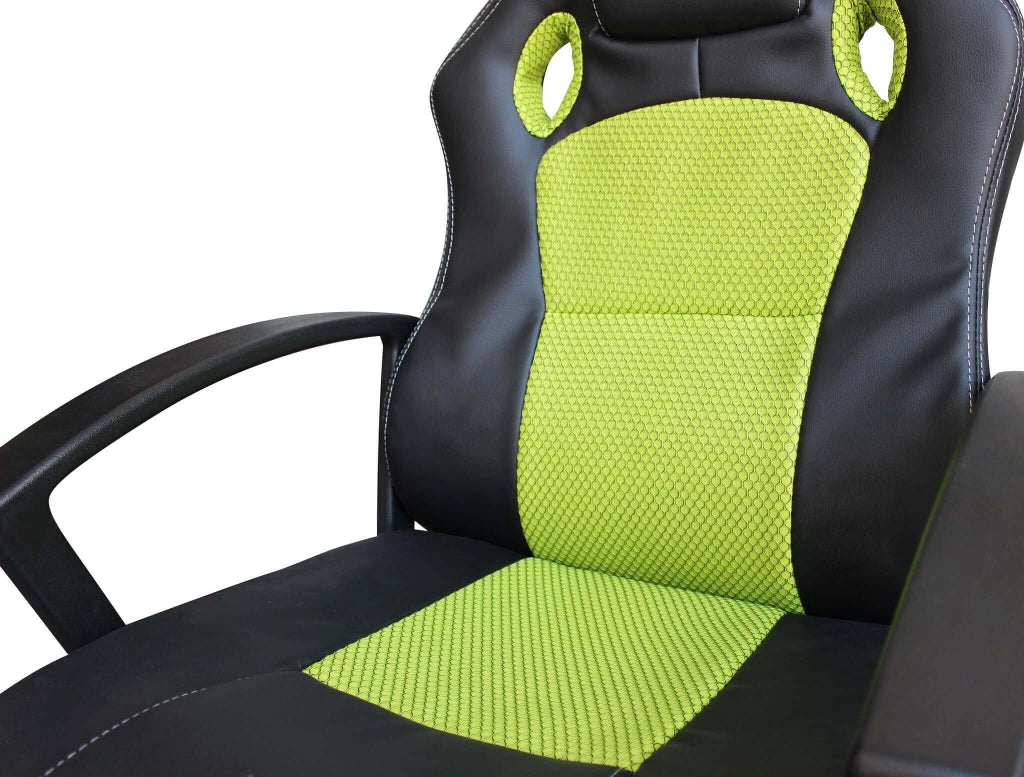 Poltrona da Gaming reclinabile in Poliuretano cm 61x65x114 - FORGE