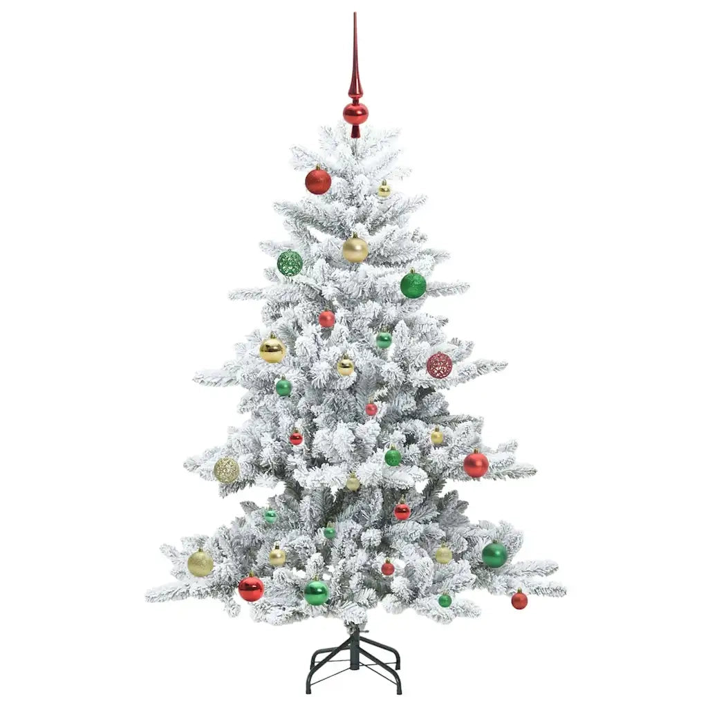 Albero di Natale Artificiale con Rami Pieghevoli Bianco 150 cm 3397713