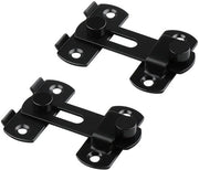 Gancio di Sicurezza per Finestre - Alta Sicurezza - Bloccaggio a Scorrimento - Gancio per Finestre - Acciaio Inossidabile - Installazione Facile - 100 mm x 70 mm x 20 mm - Sistema di Bloccaggio