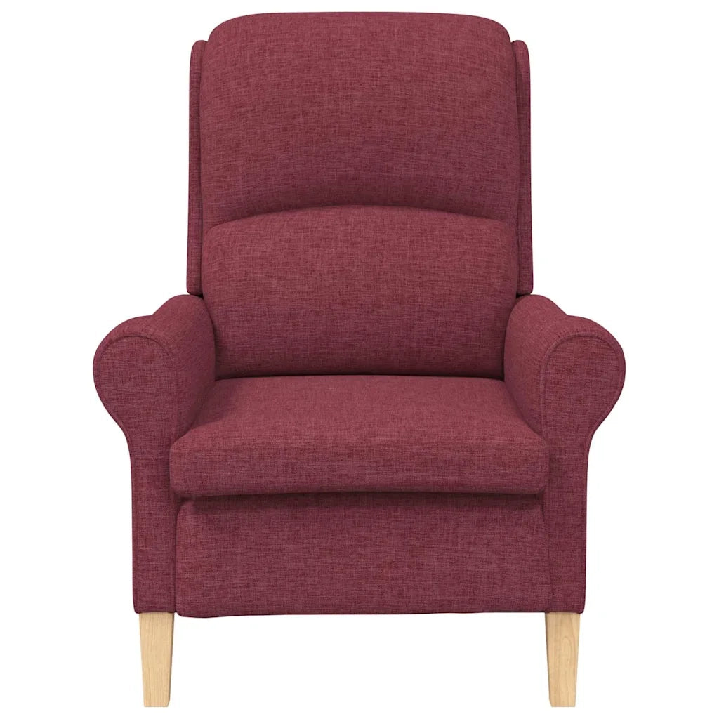 Poltrona | Sedia Relax Rosso vino Tessuto