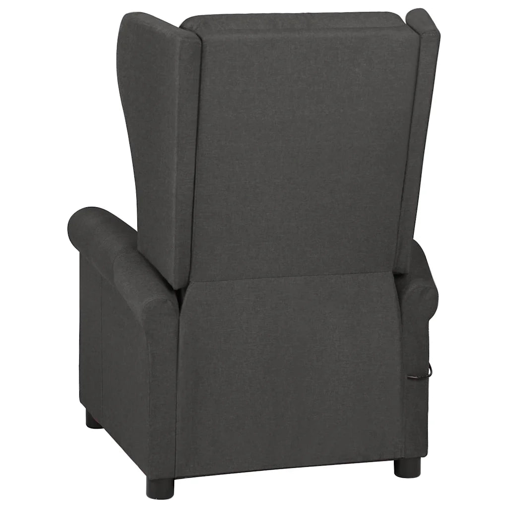 Divano Sedia-Poltrona Massaggiante Grigio Scuro in Tessuto 588038