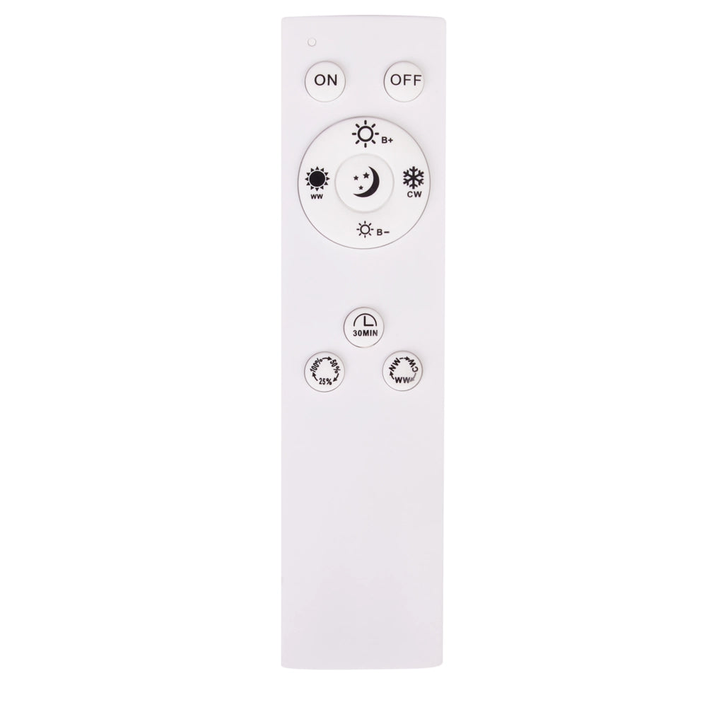 Plafoniera in metallo con luci LED integrate di forma rotonda con dimmer telecomando legno  moderna illuminazione