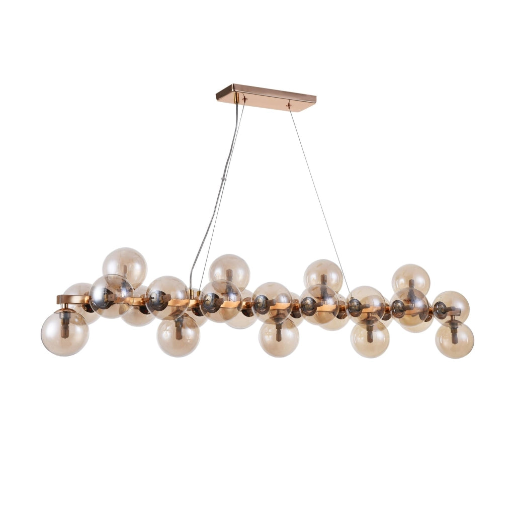 Lampada pendente Modern in Metallo Dallas Oro
