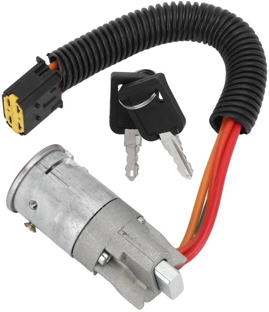 Contattolo con 2 Tasti - Set di Chiavi - Antifurto - Codice OE 7701469419/7701471220/7701471098 - Interruttore di Accensione Robusto - Materiale Resistentente all'Ossidazione