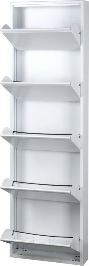 Scarpiera Acciaio 5A Bianco Acciaio 168H50L14 - Sarmog