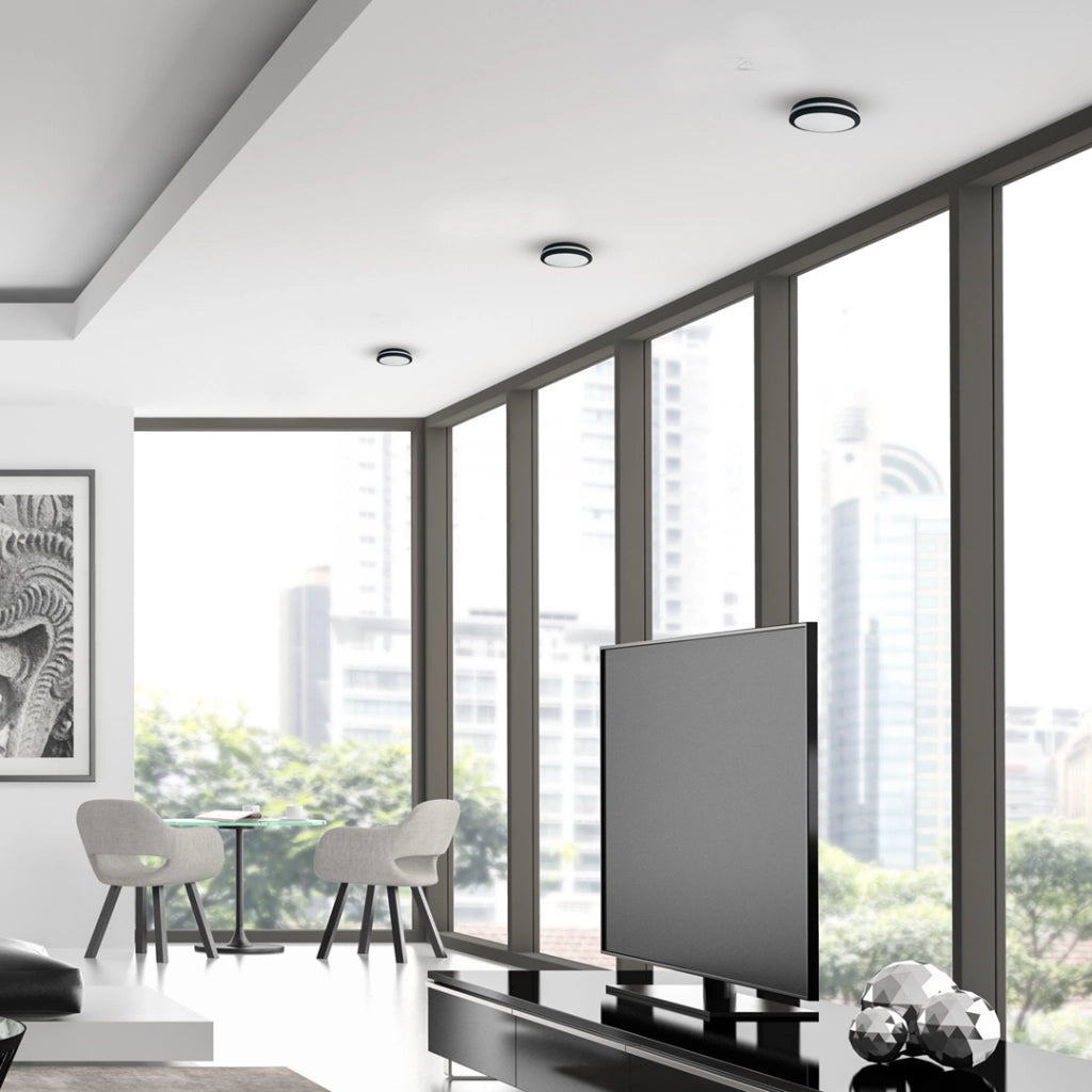 Plafoniera LED tonda 18cm 12W 4000K IP54 Marlon Eko-Light