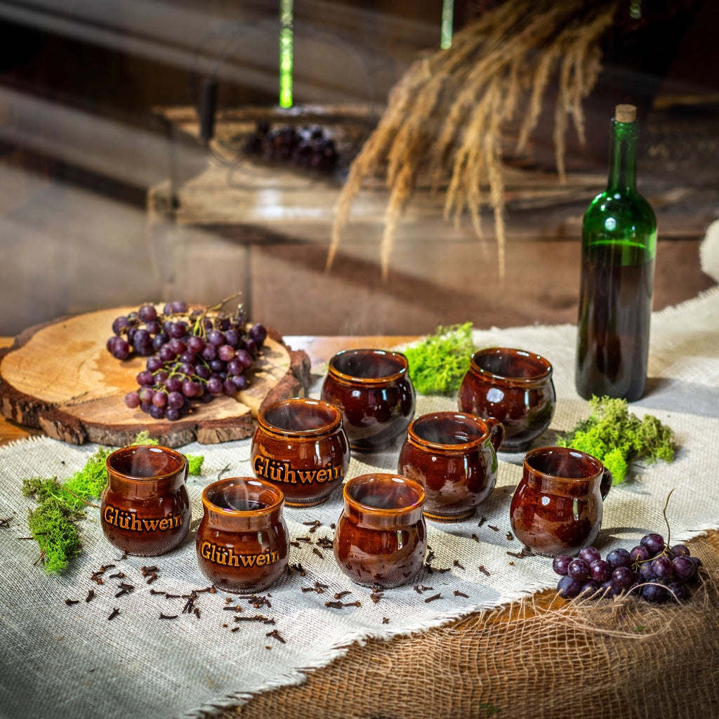 KADAX Kubek z uchem i napisem Gl?hwein 0,25l pakie