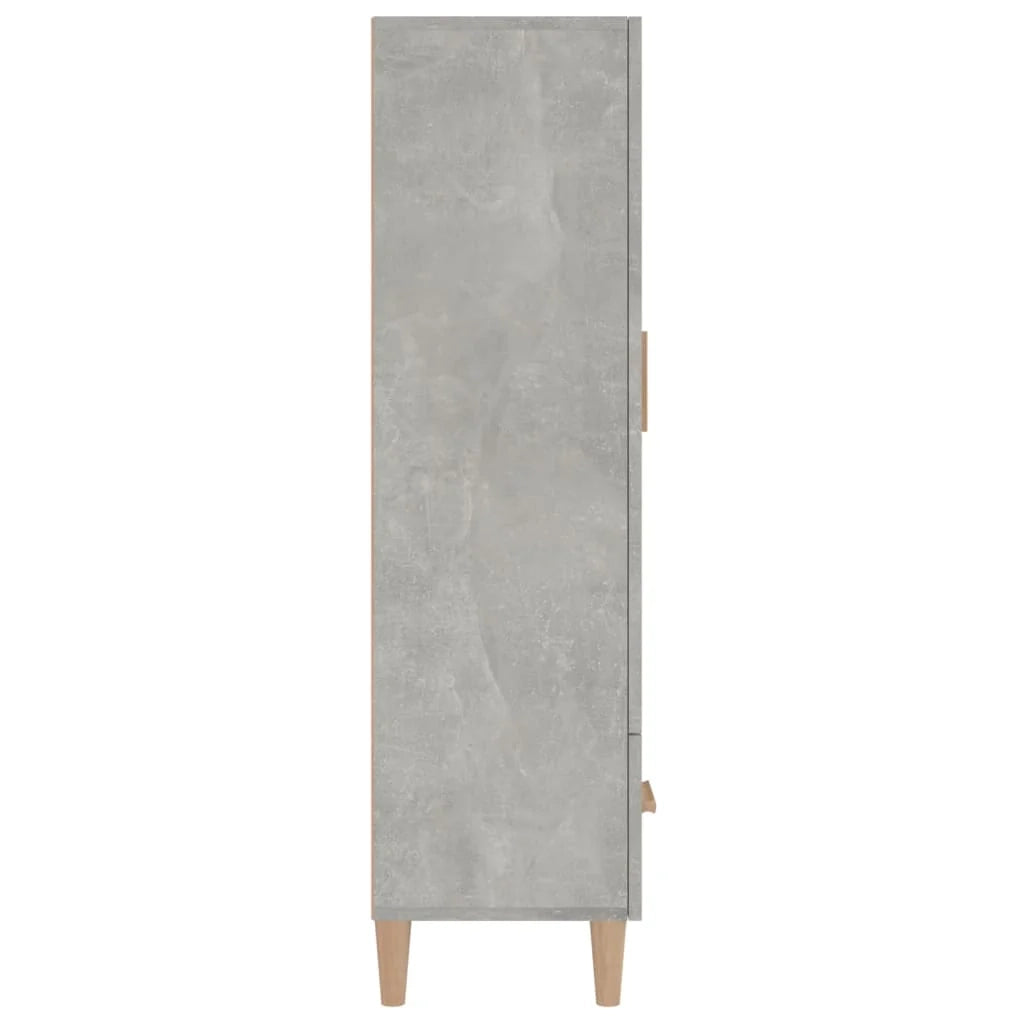 Buffet credenza cassettiera armadio mobile contenitore organizer cucina soggiorno salotto alto 70 x 31 x 115 cm legno ingegnerizzato grigio 02_0034711