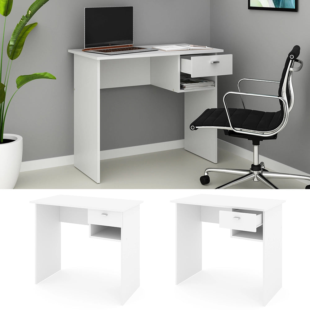 Vicco Scrivania Bianco 90 x 50 cm
