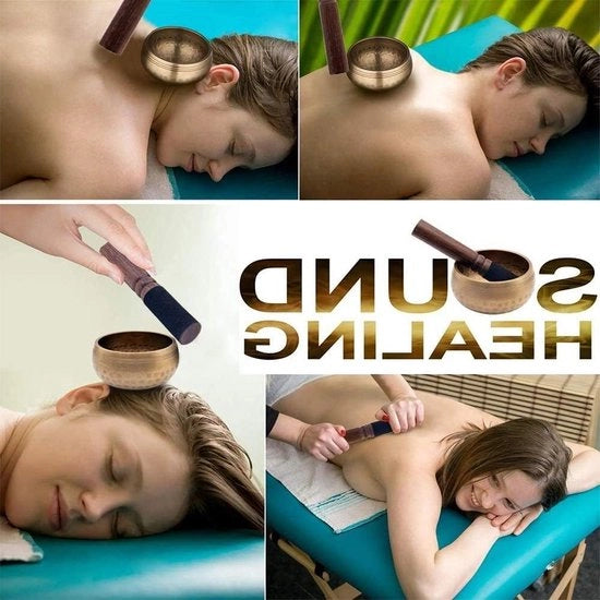 Set di vibrazioni tibetane per meditazione - Chakra del cuore - Sfera di risonanza - Strumento di risonanza - Strumento di vibrazione - Kit di vibrazioni - Strumento di risonanza per meditazione - Strumento di vibrazione per il cuore