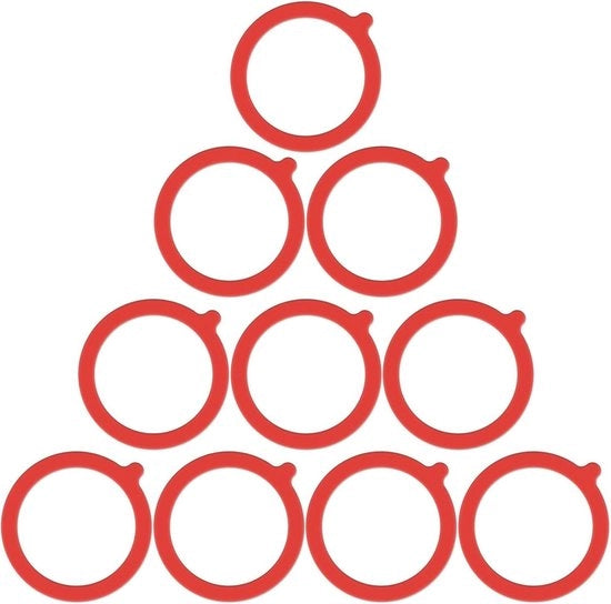 Tasselli di protezione in silicone - 67 x 93 mm - guarnizioni di ricambio - fissaggio ermetico - contenitori di magazzino - rosso.