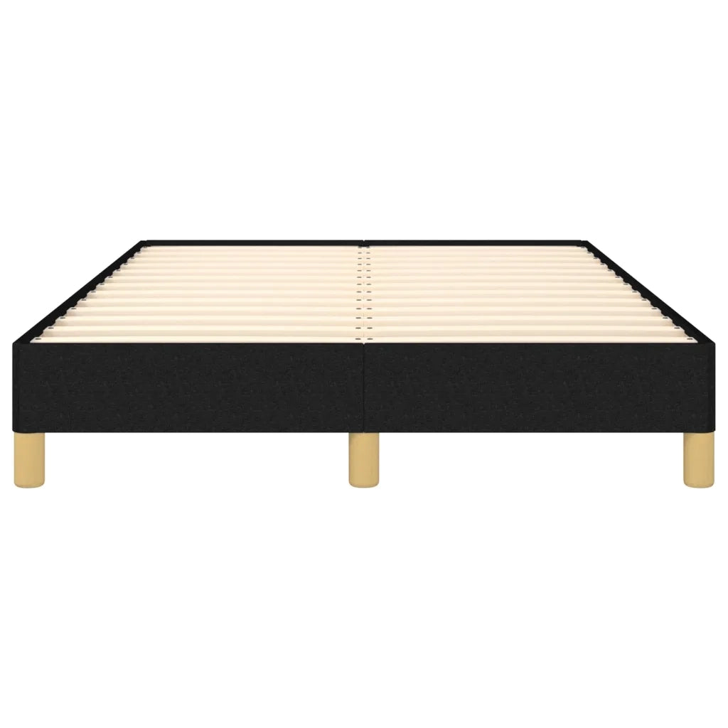 Giroletto senza Materasso Nero 120x190 cm in Tessuto