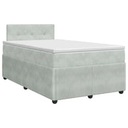 Letto box spring con materasso Grigio Chiaro 120 x 200 cm 3451655