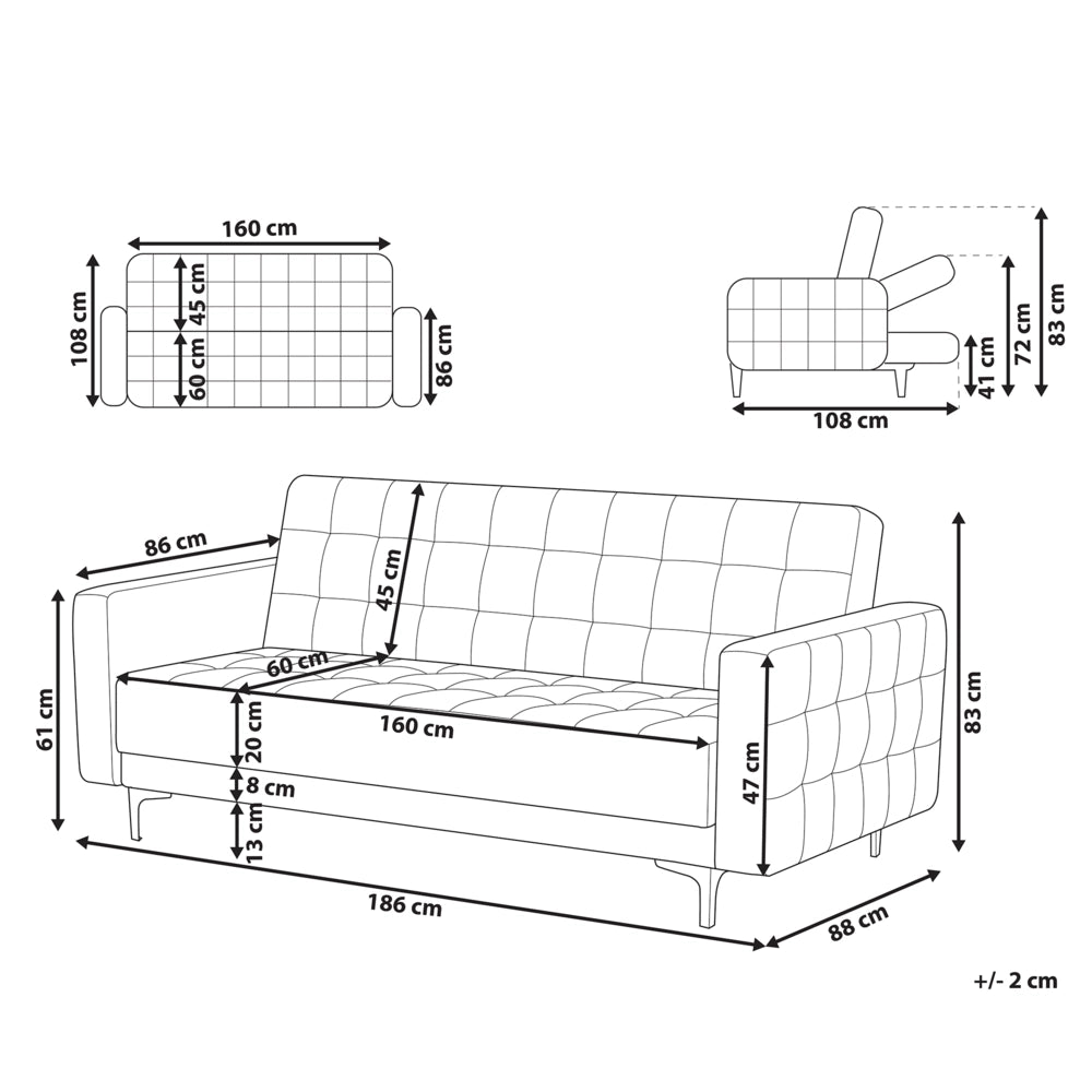 Chaise longue in ecopelle nera trapuntata moderna soggiorno divano reclinabile gambe argento braccioli