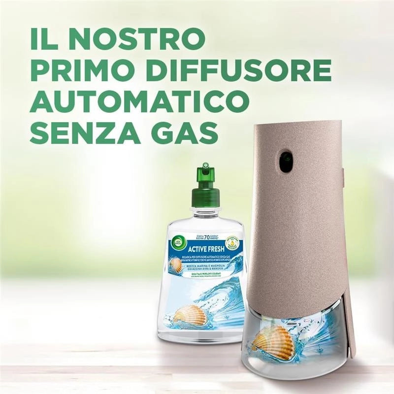 AIR WICK DEODORANTE AMBIENTE ELETTRICO COMPLETO BREZZA MARINA E MAGNOLIA FORMATO DA 228ML