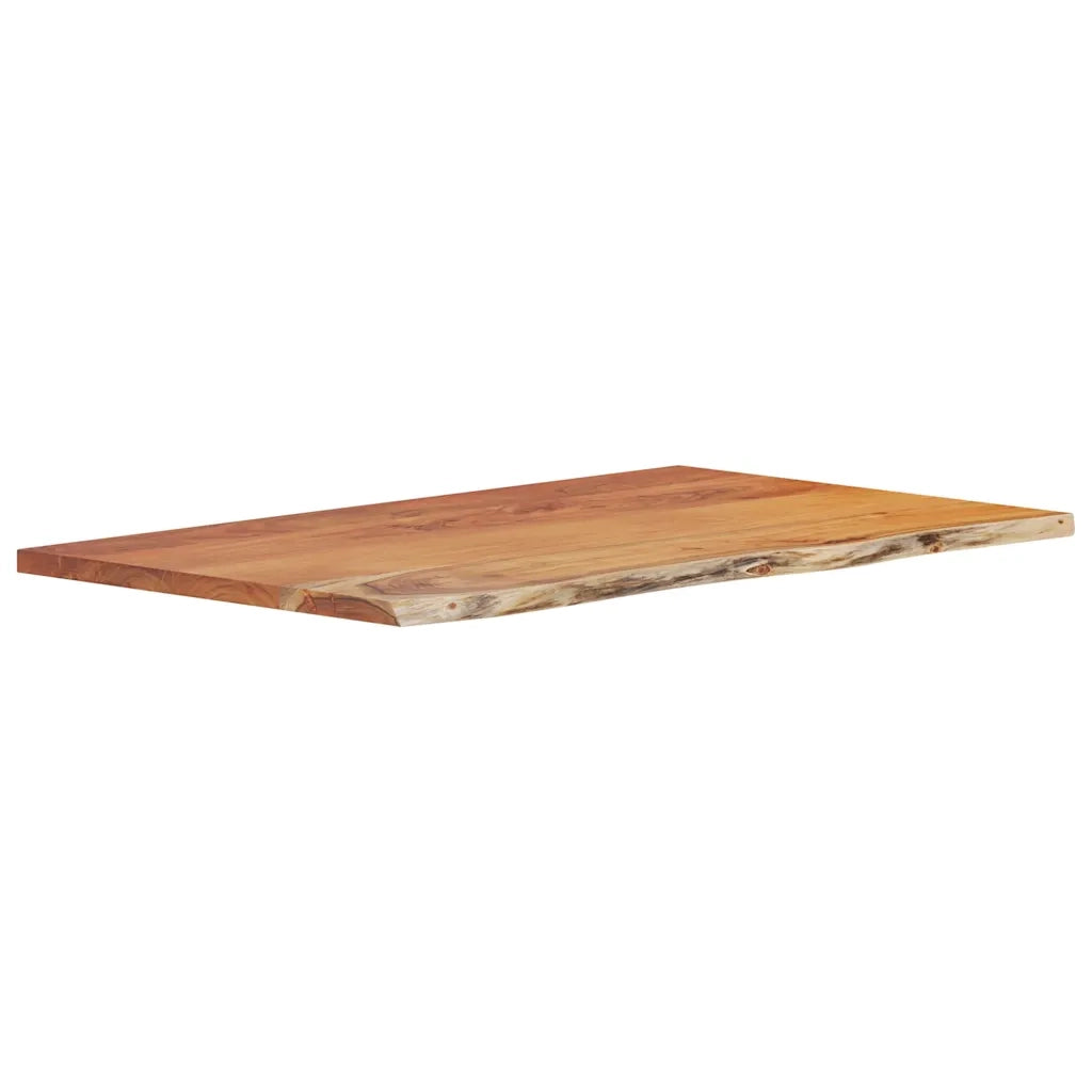 Piano Bagno 90x60x2,5 cm Rettangolare Legno Massello di Acacia 370261