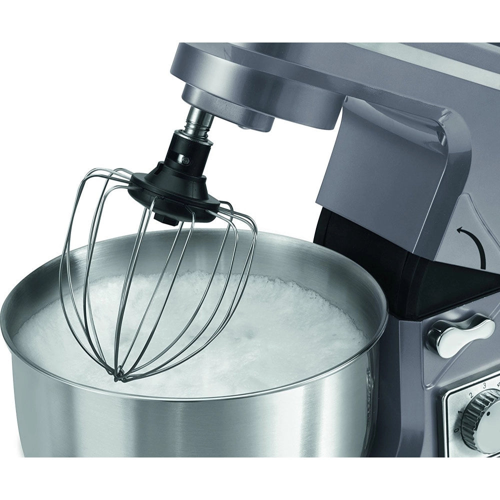 Trade Shop - Impastatrice Planetaria 1000 W Ciotola Acciaio 5 Lt Impastatore Robot Cucina -