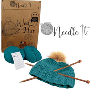 Kit di maglia di cappello verde scuro - Cappello di lana da realizzare da soli per bambini e adulti - kit completo con ago, pallina e istruzioni - lana francese 

Modello: 
- Materiale: lana francese
- Dimensioni: 
- Età consigliata: bambini e adulti