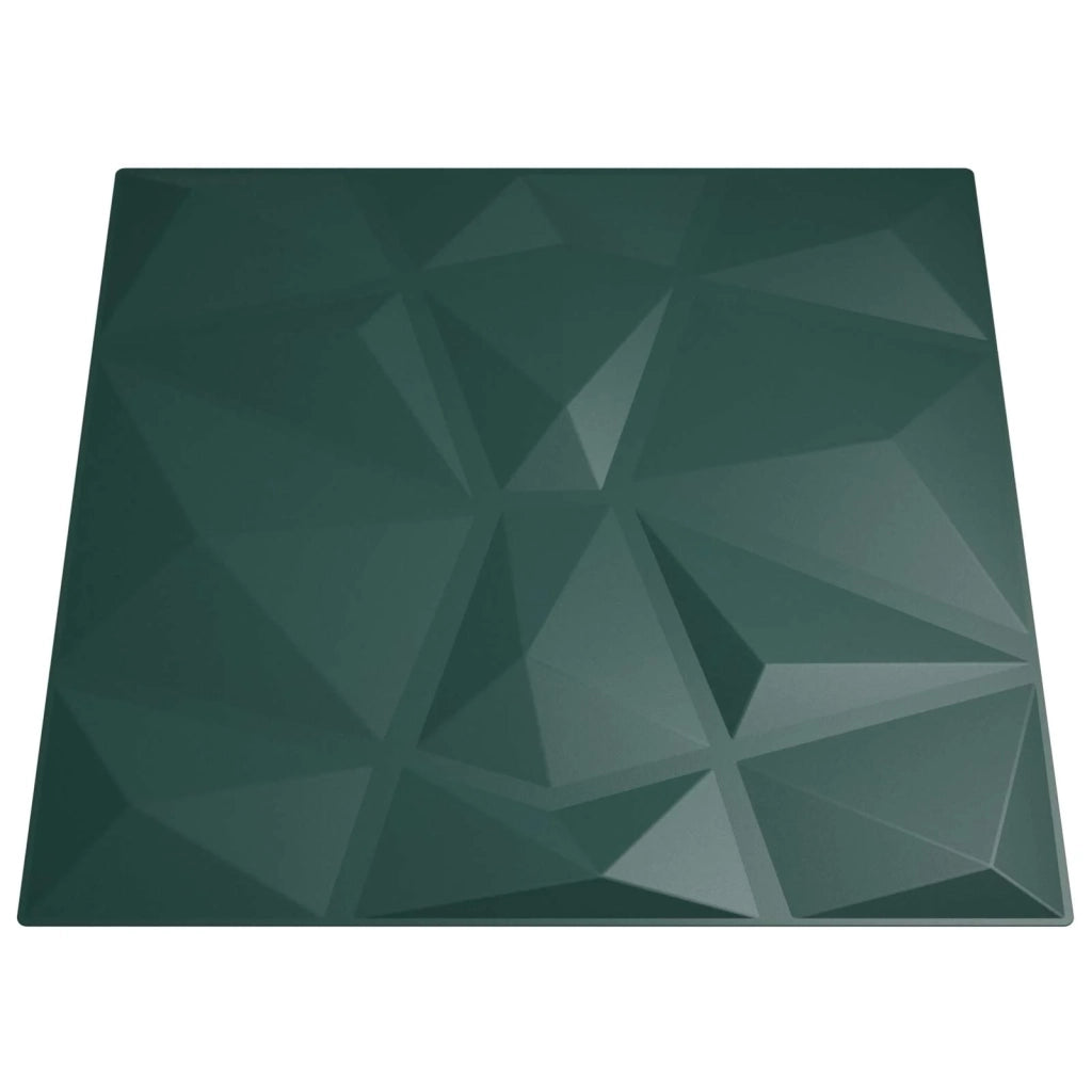 Pannelli da parete 48 pz 50 x 50 cm Verde Schiuma XPS 42046039