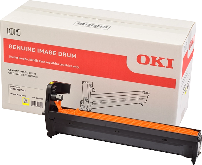 ORIGINAL OKI Tamburo giallo 46438001 C833/843 ~30000 Seiten
