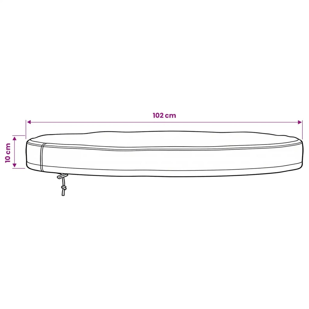 Copertura per Tavolo da Esterno 102 x 102 x 10 cm 4106059