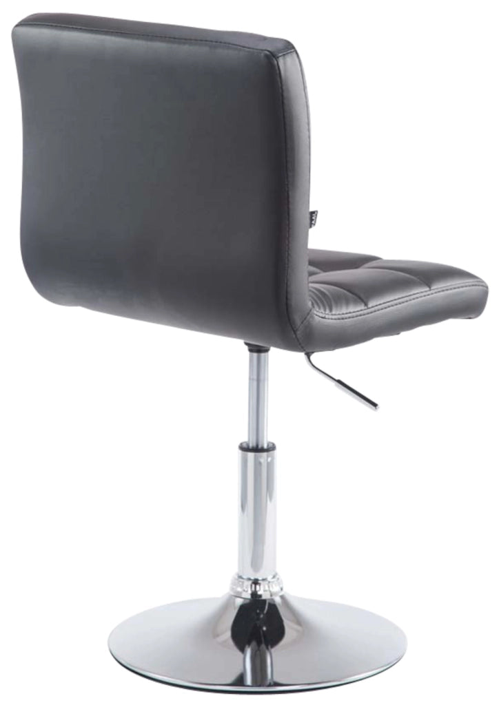 Set 4 sedie da lounge Palma similpelle nero